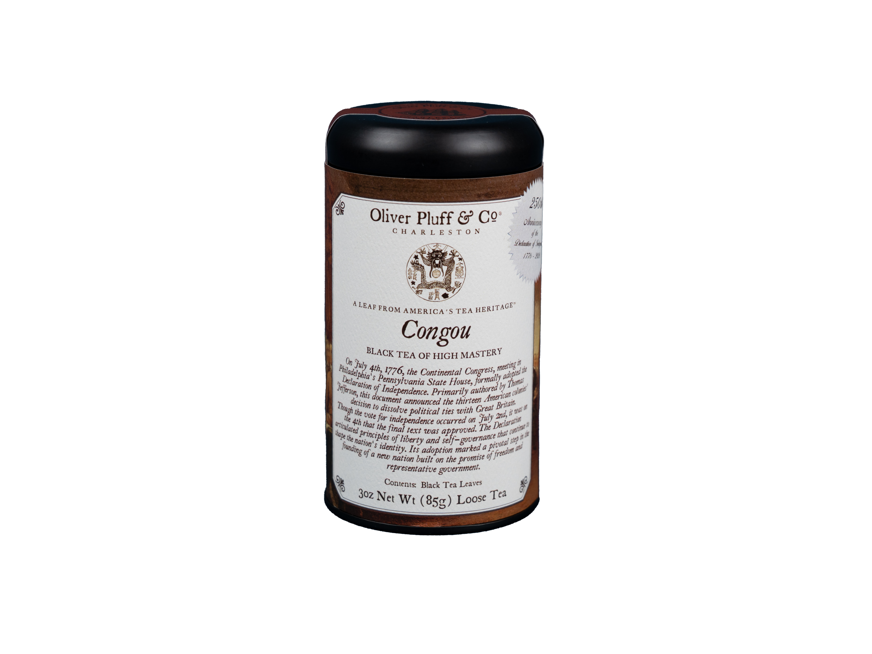250th Anniversary of the Declaration of Independence Congou Loose Commemorative Tea Tin