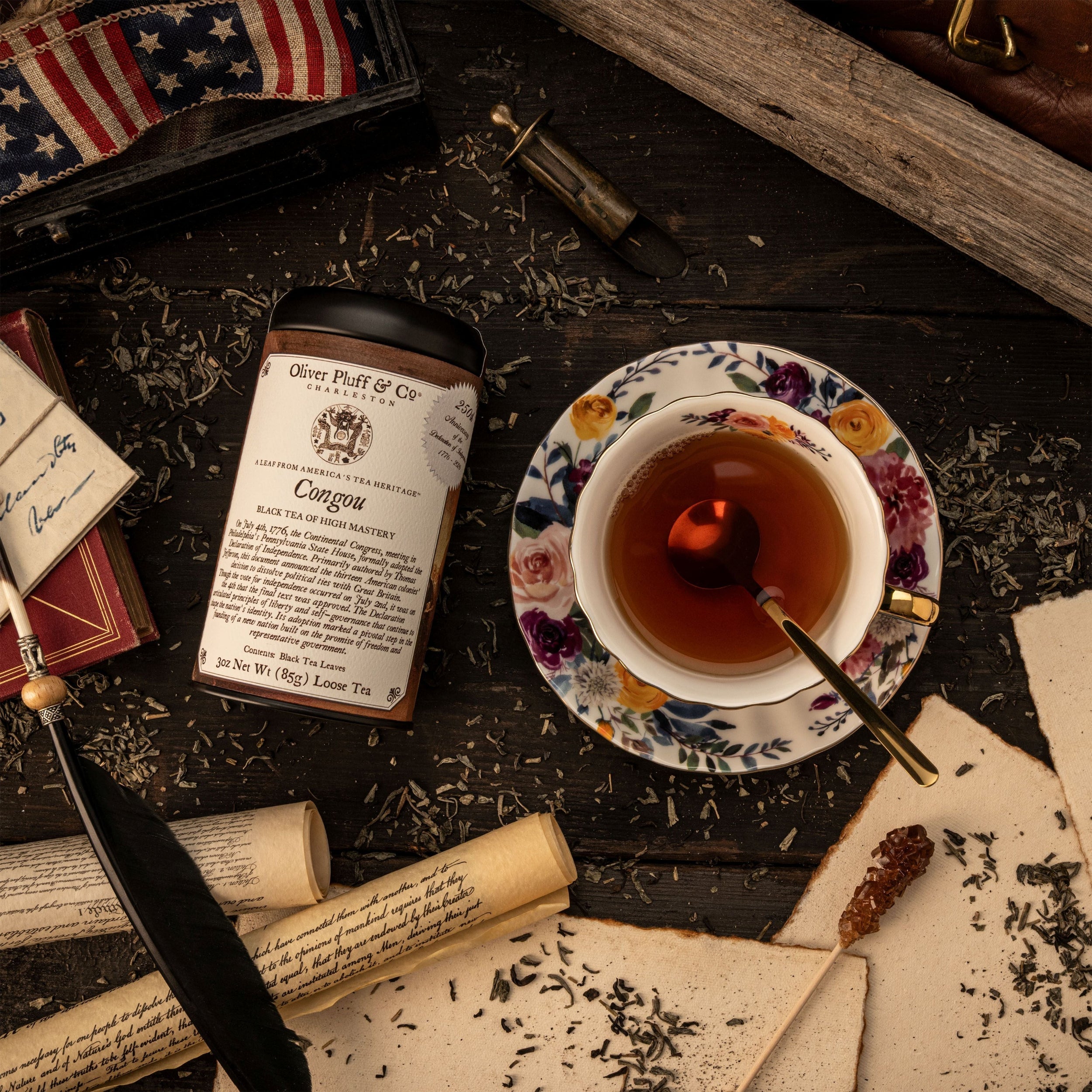 250th Anniversary of the Declaration of Independence Congou Loose Commemorative Tea Tin